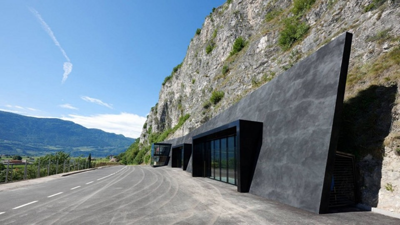 Illustration for article titled This Evil-Looking Mountain Fortress Is Really a Magnificent Fire Station